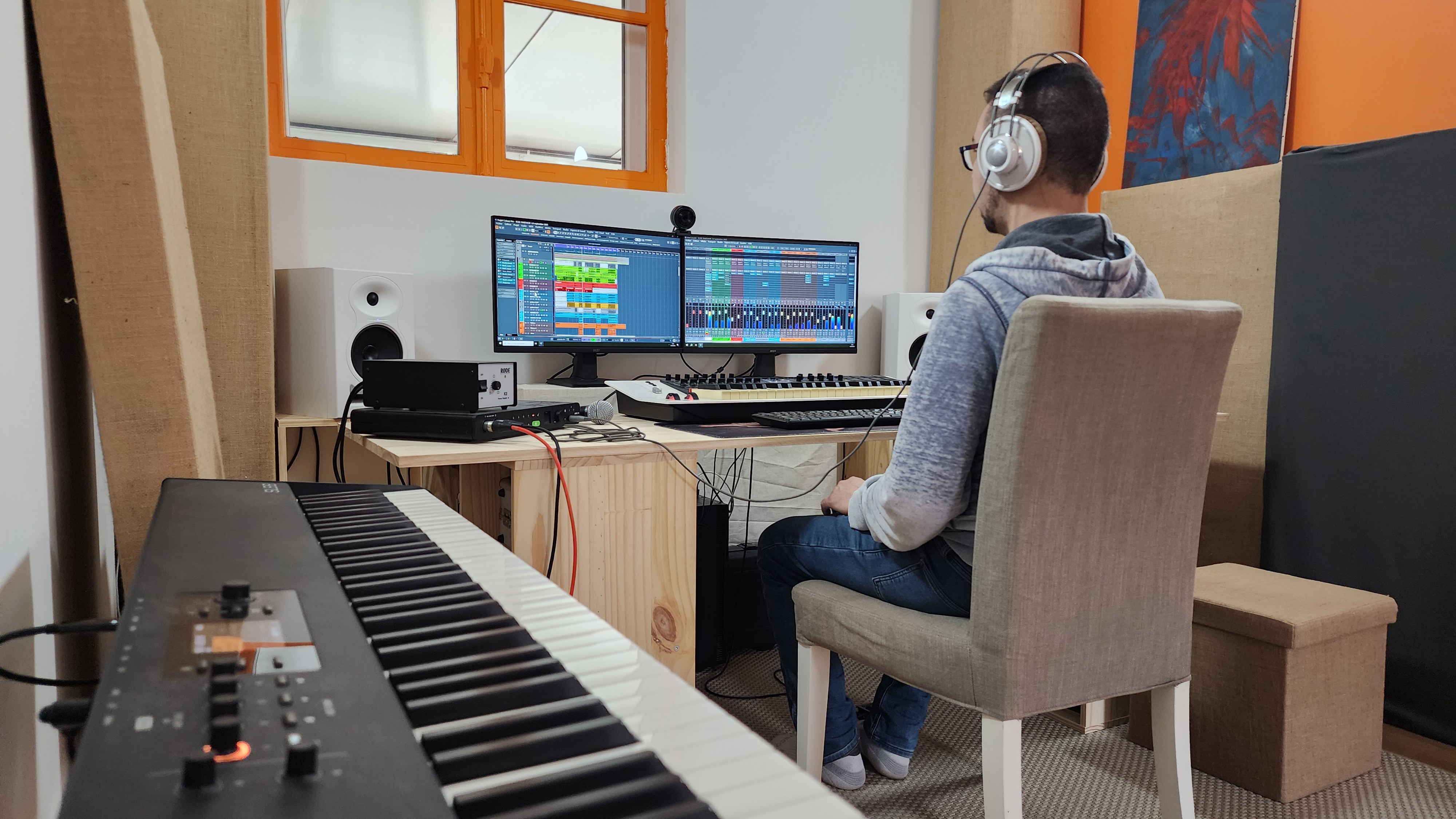 Les locaux studio de musique